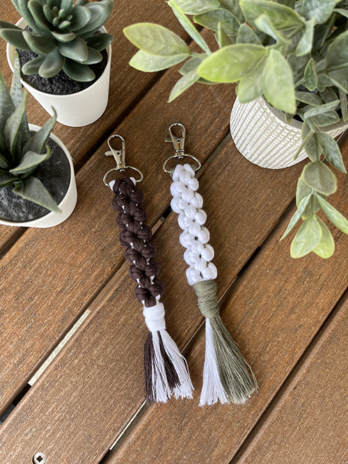 Macrame Keychain (Flower)